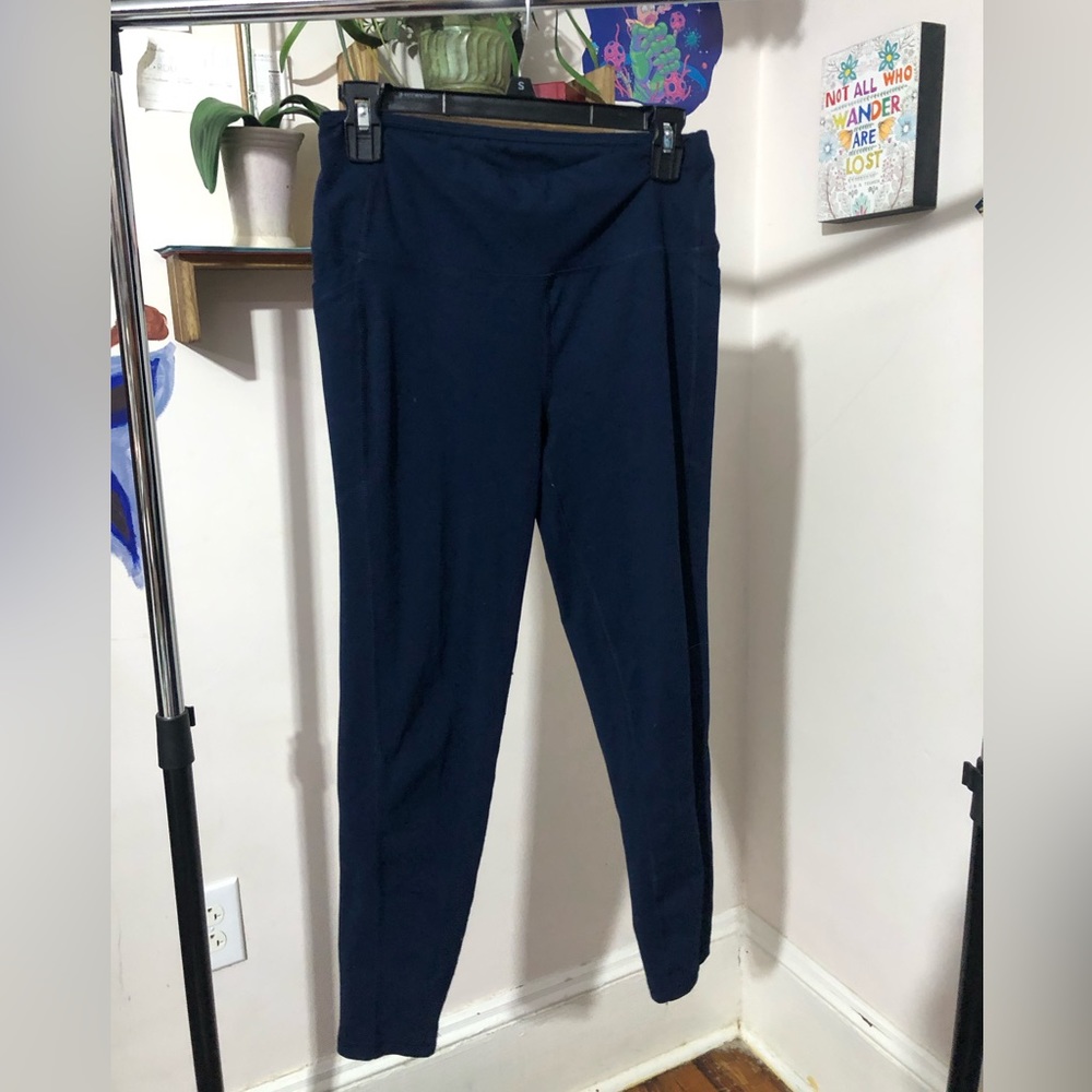 Navy blue leggings